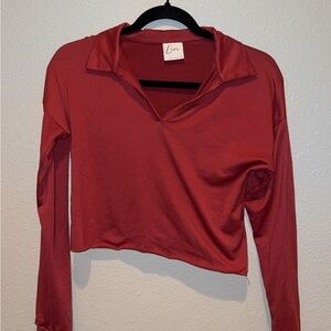 Olivia Rae semi-cropped collared shirt